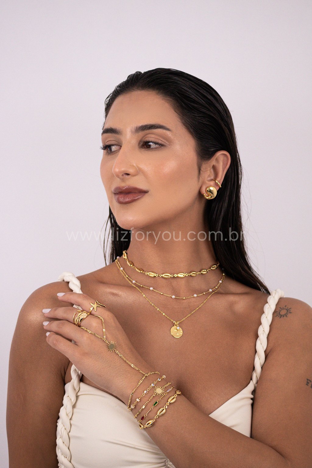Pulseira de Mão Sol