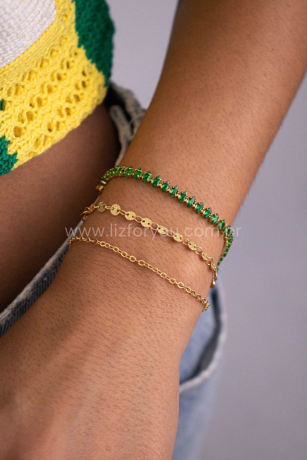 Pulseira Dupla Medalhas Val