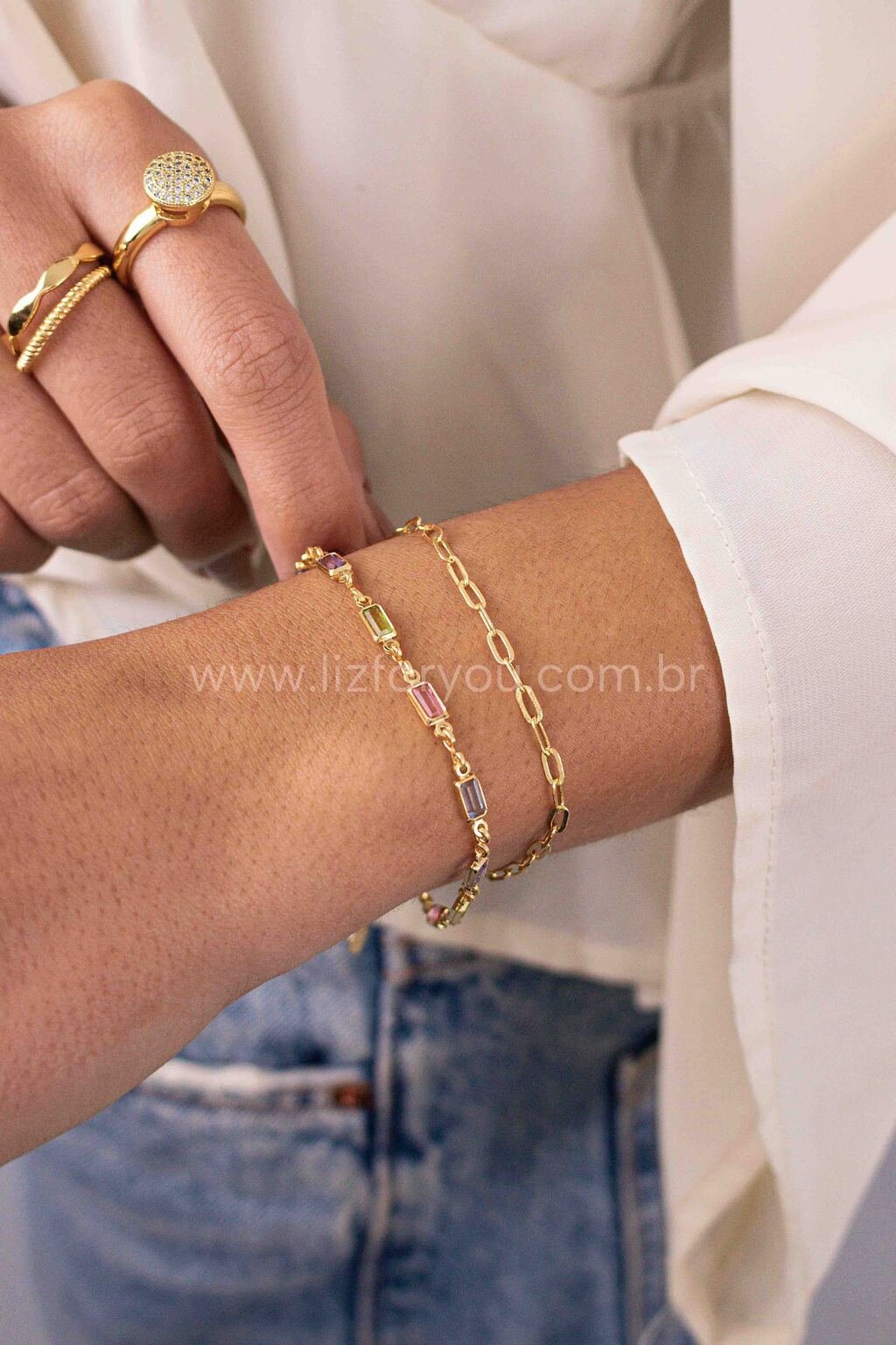 Pulseira Dupla Rainbow