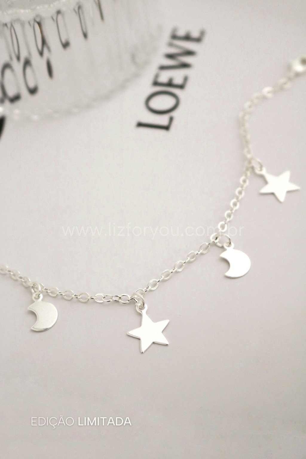 Pulseira Lua e Estrela
