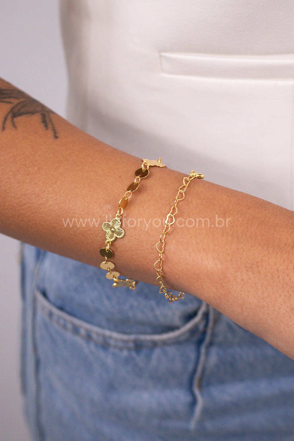 Pulseira Lucky Medalhas