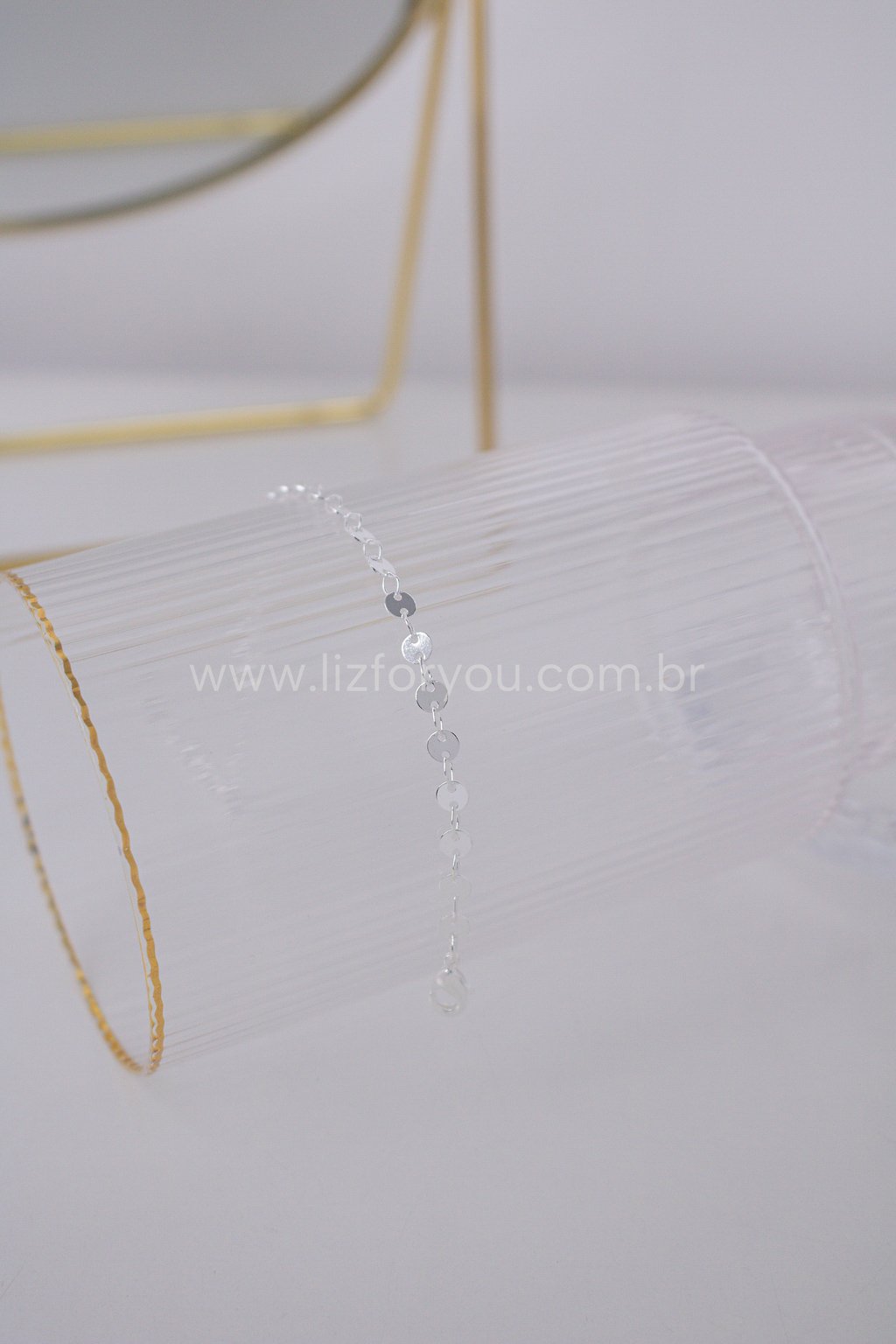 Pulseira Medalhas 4mm