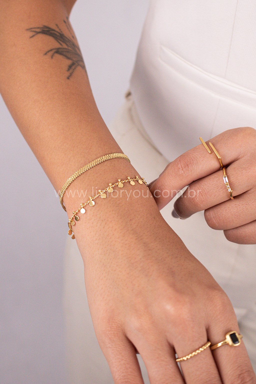 Pulseira Medalhas Cecília