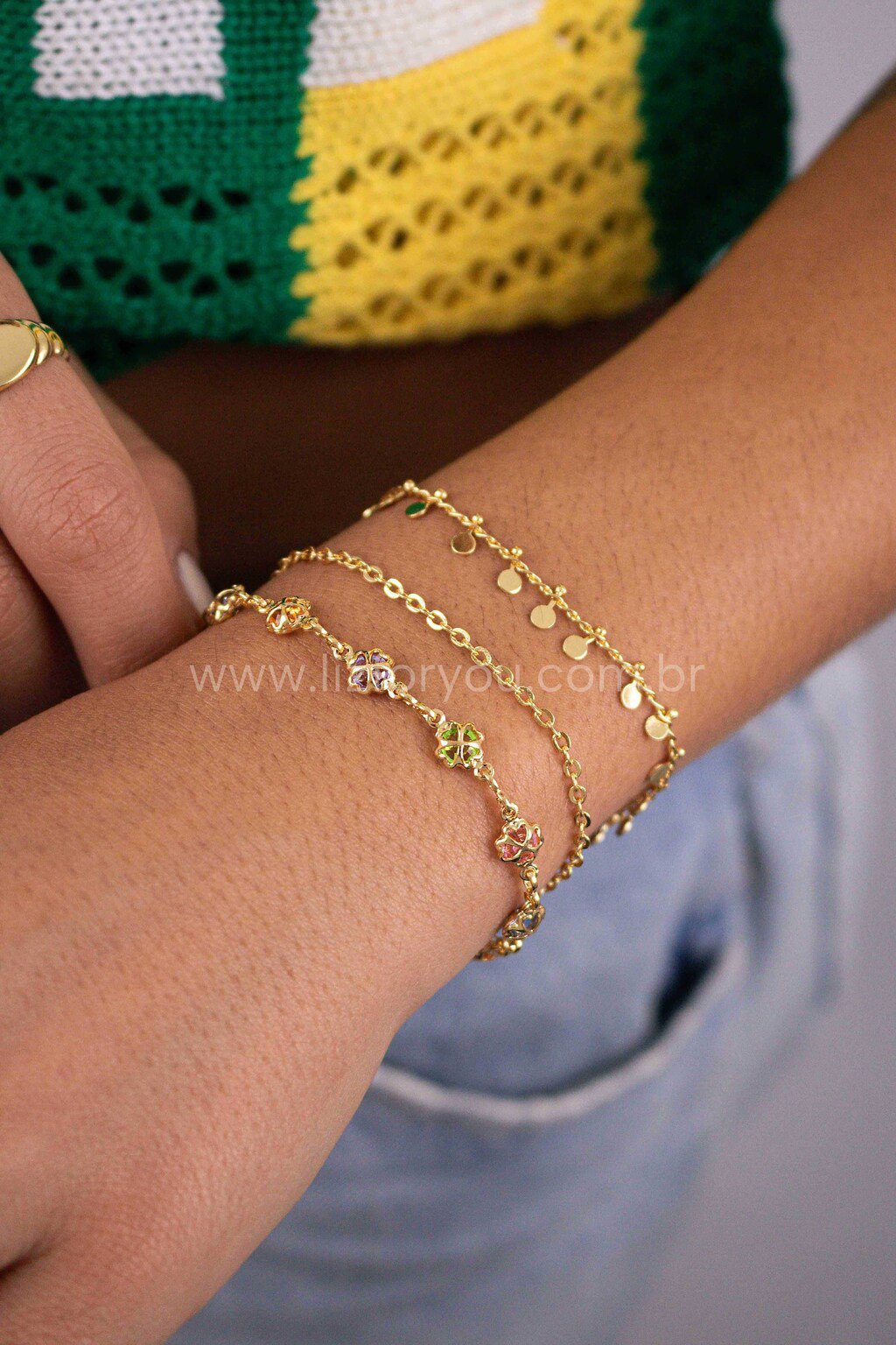Pulseira Medalhas Cecília