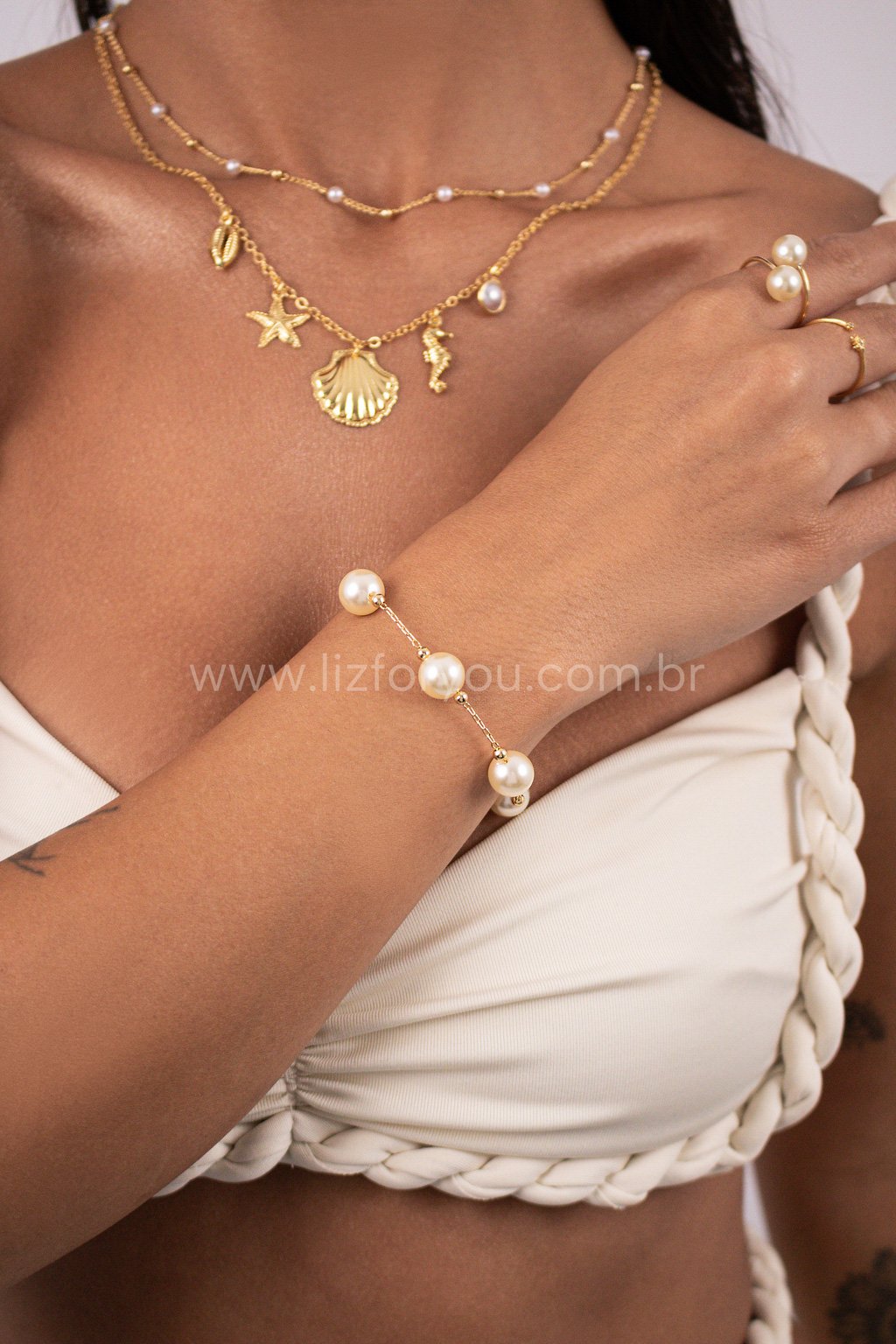 Pulseira Pérola Malu