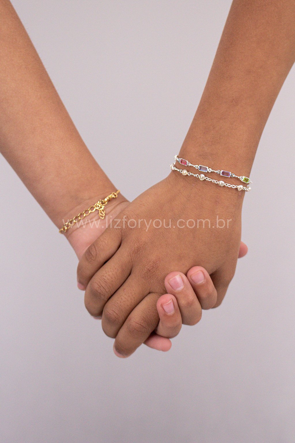 Pulseira Pérolas Infantil 