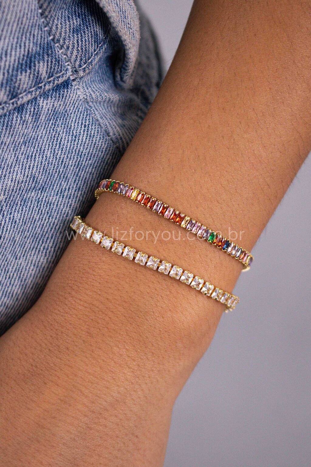 Pulseira Riviera Baguete