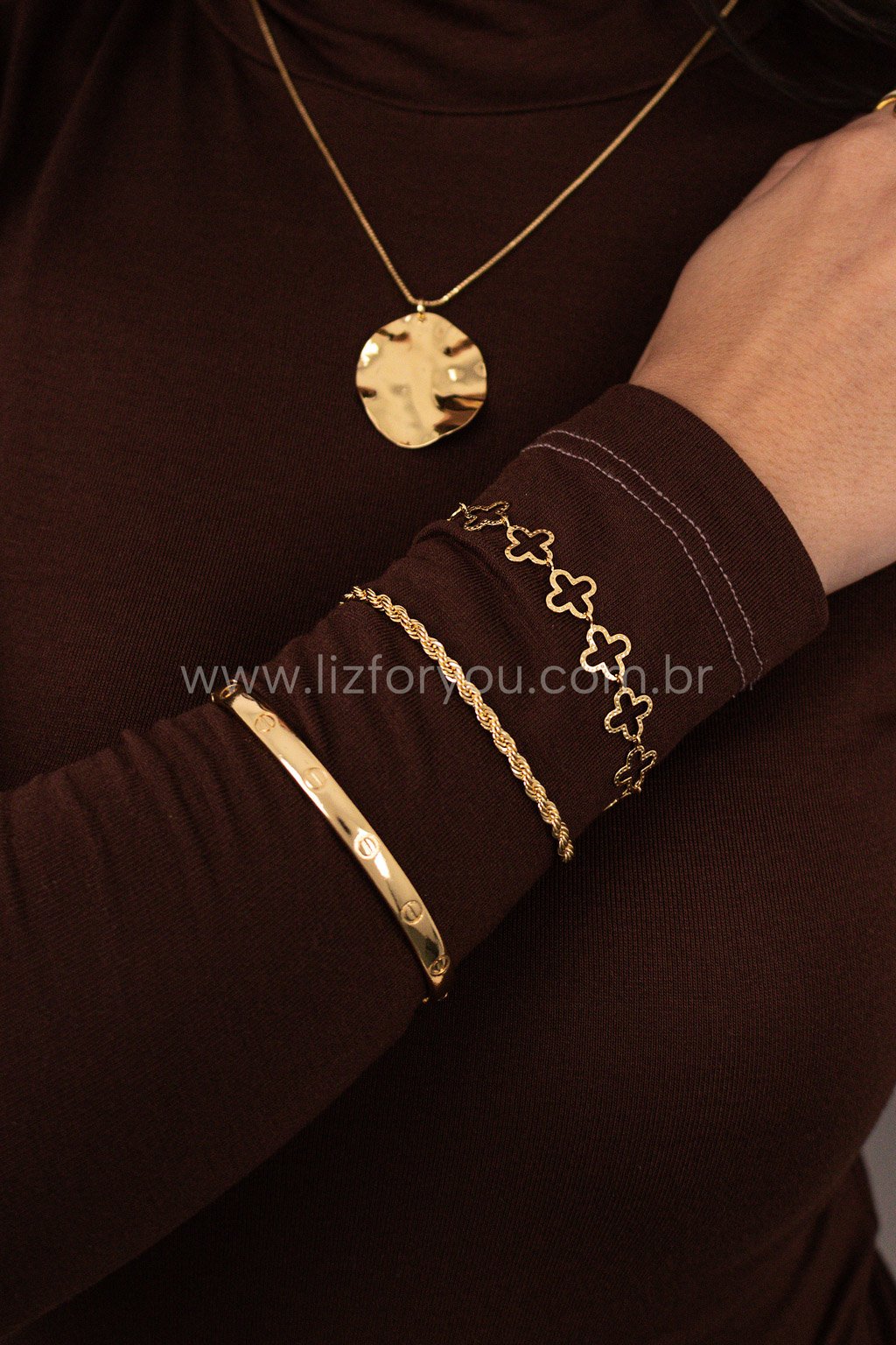 Pulseira Trevo Maya 