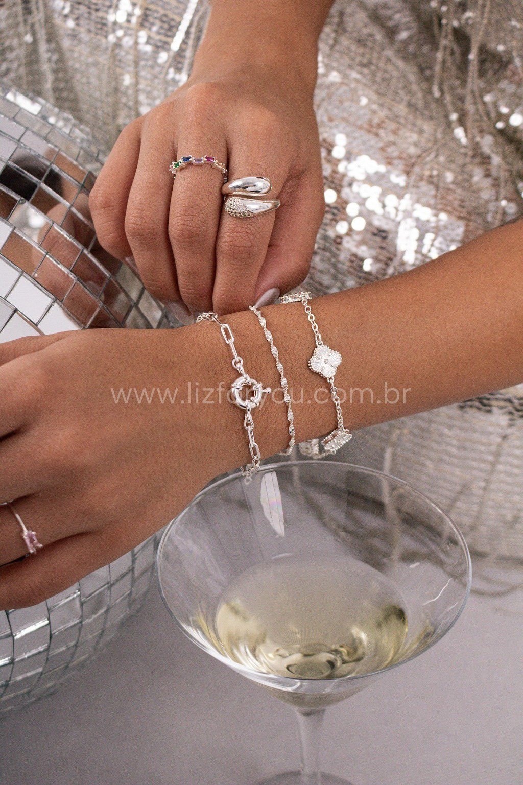 Pulseira Trevos Bold