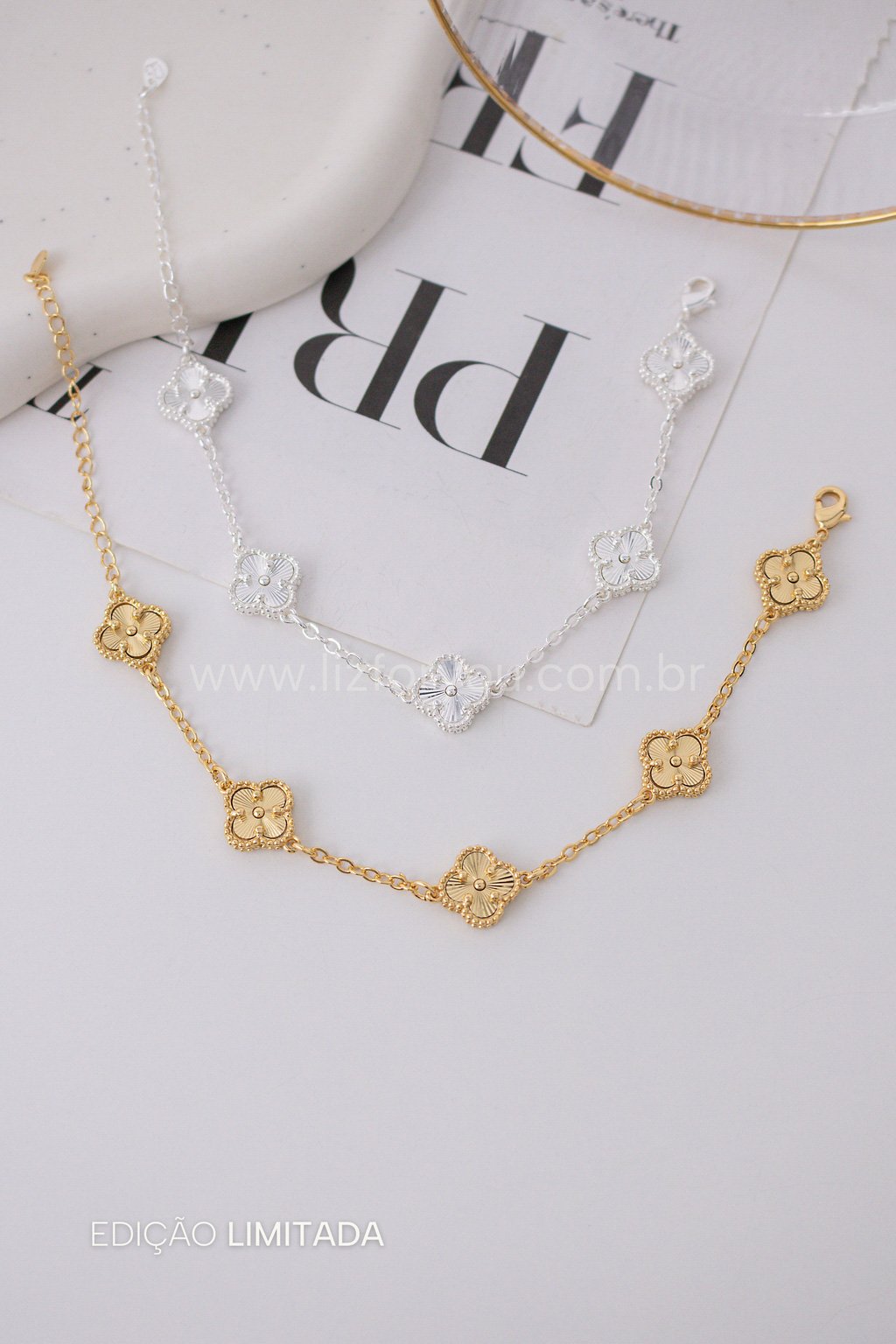 Pulseira Trevos Bold